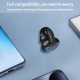Oreillette Bluetooth Mono Sans Intra Pour Appels Clairs Avec Réduction De Bruit Haut Parleur 13 Mm Autonomie 6 Heures IPX3 - ...