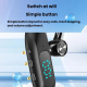 Écouteur Bluetooth Monaural À Réduction De Bruit Avec Crochet Auriculaire Écran LED Autonomie 30 Heures Étanchéité Nano Et US...