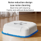 Robot Aspirateur Laveur De Sol Sans Fil Compact Aspiration Puissante Autonomie 2 Heures Niveau Sonore 60 Décibels - www.yonis...