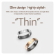 Bague Connectée Taille 6 Pour Suivi Du Rythme Cardiaque De L’Oxygène Sanguin Du Sommeil Et Du Cycle Menstruel IP68 - www.yoni...