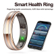 Bague Connectée De Suivi Santé Avec Fréquence Cardiaque Saturation En Oxygène Cycle Menstruel Et Étanchéité IP68 - www.yonis-...
