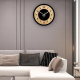Horloge Murale Ronde En Bois 3D Décorative 30 Cm Silencieuse À Lecture Analogique Et Numérique Pour Salon Chambre Ou Bureau -...