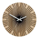 Horloge Murale Ronde En Bois 3D Décorative 30 Cm Silencieuse À Lecture Analogique Et Numérique Pour Salon Chambre Ou Bureau -...