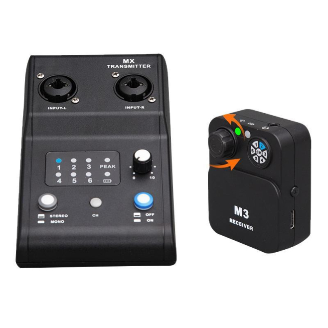 Système De Monitoring Intra Auriculaire Sans Fil Pour Scène 1 Émetteur 1 Récepteur Stéréo Indépendante 8 Ms 2.4 GHz - www.yon...