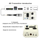 Système De Monitoring Intra Auriculaire Sans Fil Pour Scène 1 Émetteur 1 Récepteur Stéréo Indépendante 8 Ms 2.4 GHz - www.yon...