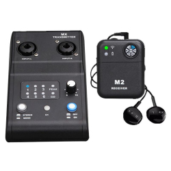 Système De Monitoring Intra Auriculaire Sans Fil Pour Scène 6 Canaux Mono Stéréo Faible Latence Portée 24 M