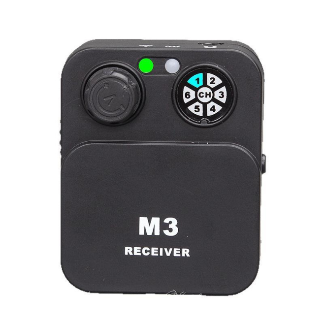 Récepteur De Monitoring Sans Fil 2,4 GHz Pour Musiciens 6 Canaux Faible Latence Autonomie 10 Heures Et Pince De Fixation - ww...