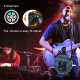 Récepteur De Monitoring Sans Fil 2,4 GHz Pour Musiciens 6 Canaux Faible Latence Autonomie 10 Heures Et Pince De Fixation - ww...
