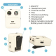 Système De Retour In Ear Sans Fil Pour Scène Latence ≤8 Ms 6 Canaux Multi Récepteurs Autonomie 10 H - www.yonis-shop.com