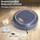 Robot Aspirateur Intelligent Rechargeable USB Ultra- Fin 7 cm Autonomie 60 Minutes Détection Des Obstacles Sols Multiples - w...