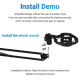 Kit De Deux Microphones Condensateurs Pour Podcast Duo Avec Carte Son Live Effets Vocaux Et Bras Articulés - www.yonis-shop.com