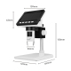 Microscope Numérique De Bureau Pour Inspection Et Observation Écran IPS 4.3 Pouces 2 MP Grossissement 50 À 1000 Fois - www.yo...