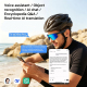 Lunettes De Cyclisme Intelligentes Avec Caméra 8 MP Et Stabilisation Optique Monture Noire Verres Argentés - www.yonis-shop.com