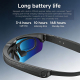 Lunettes De Cyclisme Intelligentes Avec Caméra 8 MP Et Stabilisation Optique Monture Noire Verres Argentés - www.yonis-shop.com