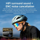 Lunettes De Cyclisme Intelligentes Avec Caméra 8 MP Et Stabilisation Optique Monture Noire Verres Argentés - www.yonis-shop.com