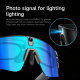 Lunettes De Cyclisme Intelligentes Avec Caméra 8 MP Et Stabilisation Optique Monture Noire Verres Argentés - www.yonis-shop.com