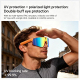 Lunettes De Cyclisme Intelligentes Avec Caméra 8 MP Et Stabilisation Optique Monture Noire Verres Argentés - www.yonis-shop.com