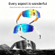 Lunettes De Cyclisme Intelligentes Avec Caméra 8 MP Et Stabilisation Optique Monture Noire Verres Argentés - www.yonis-shop.com