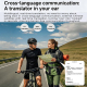 Lunettes De Cyclisme Intelligentes Avec Caméra 8 MP Et Stabilisation Optique Monture Noire Verres Argentés - www.yonis-shop.com