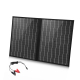 Panneau Solaire Pliable 50 W À Cellules Monocristallines Pour Recharge Nomade USB C PD QC - www.yonis-shop.com