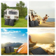Panneau Solaire Pliable 50 W À Cellules Monocristallines Pour Recharge Nomade USB C PD QC - www.yonis-shop.com