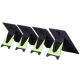 Panneaux Solaires Monocristallins 20 W Pour Batteries Auto Moto Bateau Avec USB QC3.0 Et Pinces Crocodile Lot De 4 - www.yoni...