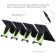Panneaux Solaires Monocristallins 20 W Pour Batteries Auto Moto Bateau Avec USB QC3.0 Et Pinces Crocodile Lot De 4 - www.yoni...