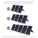 Panneaux Solaires Monocristallins 20 W Pour Batteries Auto Moto Bateau Avec USB QC3.0 Et Pinces Crocodile Lot De 4 - www.yoni...