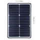 Panneau Solaire Portable 20 W Monocristallin Pour Recharger Batteries Auto Moto Et Bateau Avec USB Et Pince Crocodile - www.y...