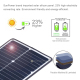 Panneau Solaire Portable 20 W Monocristallin Pour Recharger Batteries Auto Moto Et Bateau Avec USB Et Pince Crocodile - www.y...