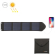 Chargeur Solaire Pliable Portable 14 W Pour Voyage Avec 4 Panneaux Solaires Port USB Et Régulateur De Tension - www.yonis-sho...
