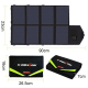 Chargeur Solaire Portable 40W Pour Activités Extérieures Avec Réglage Automatique Sorties USB 5V 2.5A Et DC 18V 1.6A - www.yo...