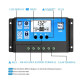 Kit Solaire 12V Avec Onduleur 300W Contrôleur 30A Et Panneau 18W Sorties 110/220V USB 5V - www.yonis-shop.com