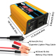 Kit Solaire 12V Avec Panneau 18W Onduleur 300W Contrôleur 30A Sortie 110/220V USB 5V - www.yonis-shop.com