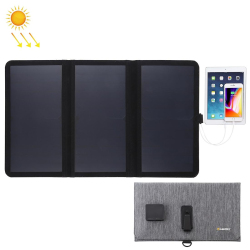 Chargeur Solaire Pliable Ultraf in 21 W À Double Port USB Charge Rapide QC 3.0