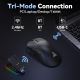 Souris Gaming Sans Fil Tri Mode 24000 DPI 1000 Hz 62 g Avec Dock De Charge RGB - www.yonis-shop.com