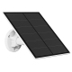 Panneau Solaire Monocristallin 5 W Pour Caméra Extérieure Avec Support Orientable À 360° USB Et USB C Étanche IP66 - www.yoni...