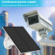 Panneau Solaire Monocristallin 5 W Pour Caméra Extérieure Avec Support Orientable À 360° USB Et USB C Étanche IP66 - www.yoni...