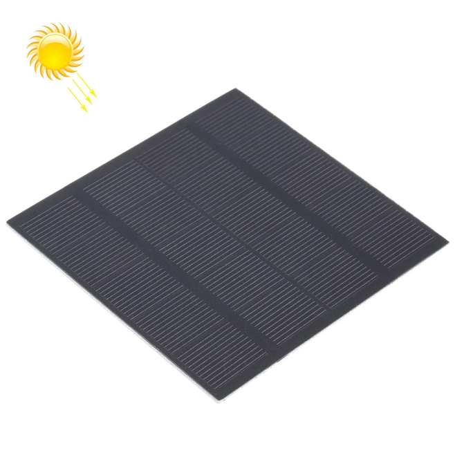Panneau Solaire 5V 1,5W Pour Projets DIY Modèles Solaires Sortie Haute Efficacité 98 x 97 mm - www.yonis-shop.com