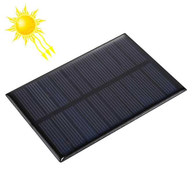 Panneau Solaire DIY 5V 0,8W Pour Projets Électroniques Et Jouets Solaires Format 99x69x2mm En Faible Lumière - www.yonis-shop...