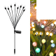 Lampes Solaires Lucioles De Jardin 2 Lots 8 Têtes Multicolores Étanches 8 À 12 Heures 70 Cm - www.yonis-shop.com