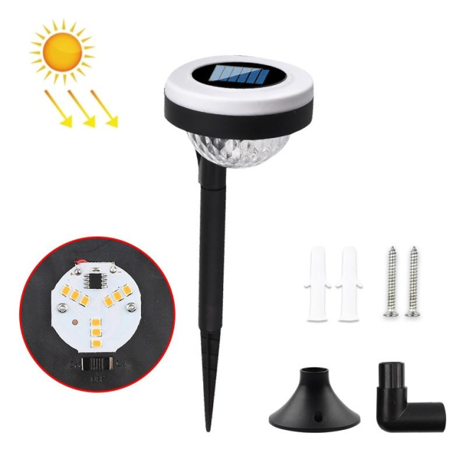 Lampe Solaire LED À Planter Pour Extérieur À Double Source Lumineuse IP65 Allumage Automatique 6 À 12 Heures - www.yonis-shop...
