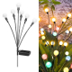 Lampes Solaires De Jardin À Lucioles 2 Pièces Étanches 6 Têtes Colorées Allumage Automatique 8 À 12 H Hauteur 70 Cm - www.yon...