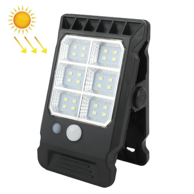 Lampe Solaire Extérieure À Détecteur De Mouvement Pour Jardin 24 LED 3 Modes Résistante À La Pluie - www.yonis-shop.com