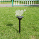 Lampe Solaire De Jardin À Piquet Pour Extérieur 3 LED Autonomie 8 À 10 Heures Batterie NiMH 600mAh Sans Panneau Acrylique - w...