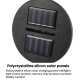 Lampe Solaire De Jardin À Piquet Pour Extérieur 3 LED Autonomie 8 À 10 Heures Batterie NiMH 600mAh Sans Panneau Acrylique - w...
