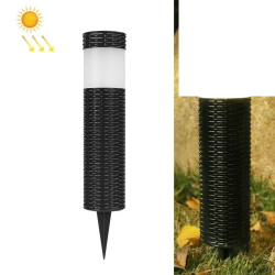 Lampe Solaire LED Extérieure Cylindrique Pour Pelouse Lumière Chaude IP65 Allumage Automatique Autonomie 8 À 10 Heures - www....