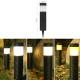 Lampe Solaire LED Extérieure Cylindrique Pour Pelouse Lumière Chaude IP65 Allumage Automatique Autonomie 8 À 10 Heures - www....