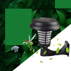 Lampe Anti-Moustiques Solaire Avec Éclairage LED UV Silencieuse Étanche IP44 Autonomie 8 Heures Pour Extérieur - www.yonis-sh...