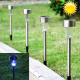 Lampe Solaire De Jardin Extérieur Sans Fil À Lumière Blanche Installation Facile Hauteur 38 Cm - www.yonis-shop.com